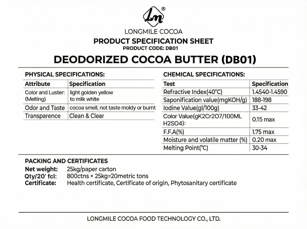 Product spec sheet 1