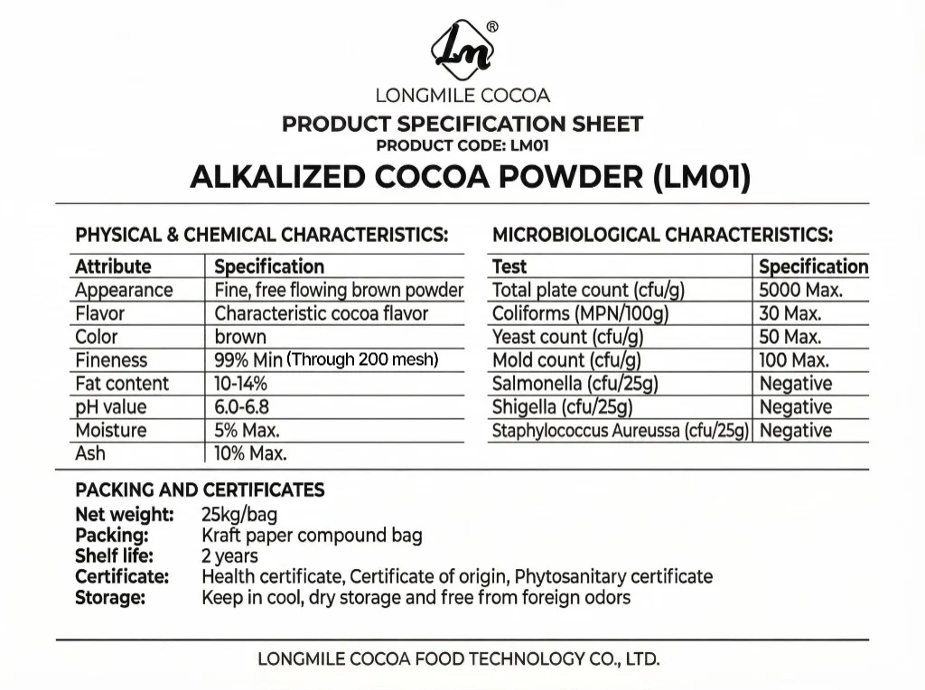 Product spec sheet 3